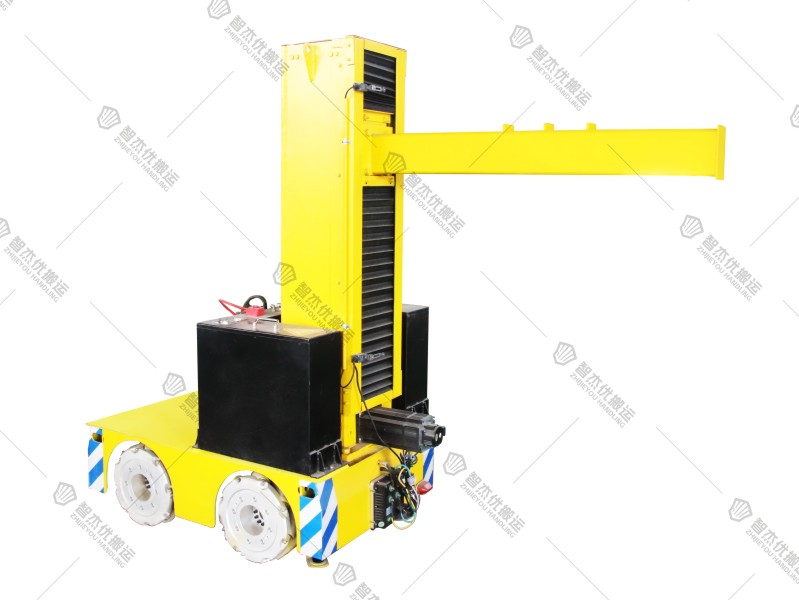 遙控吊裝式麥克納姆輪電動搬運車試機成功